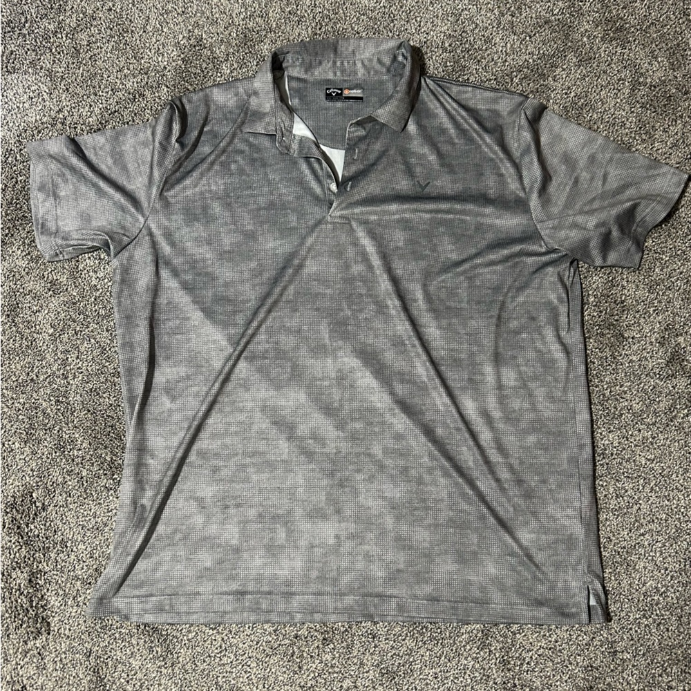 Callaway Opti-Dri Gray Polo Shirt